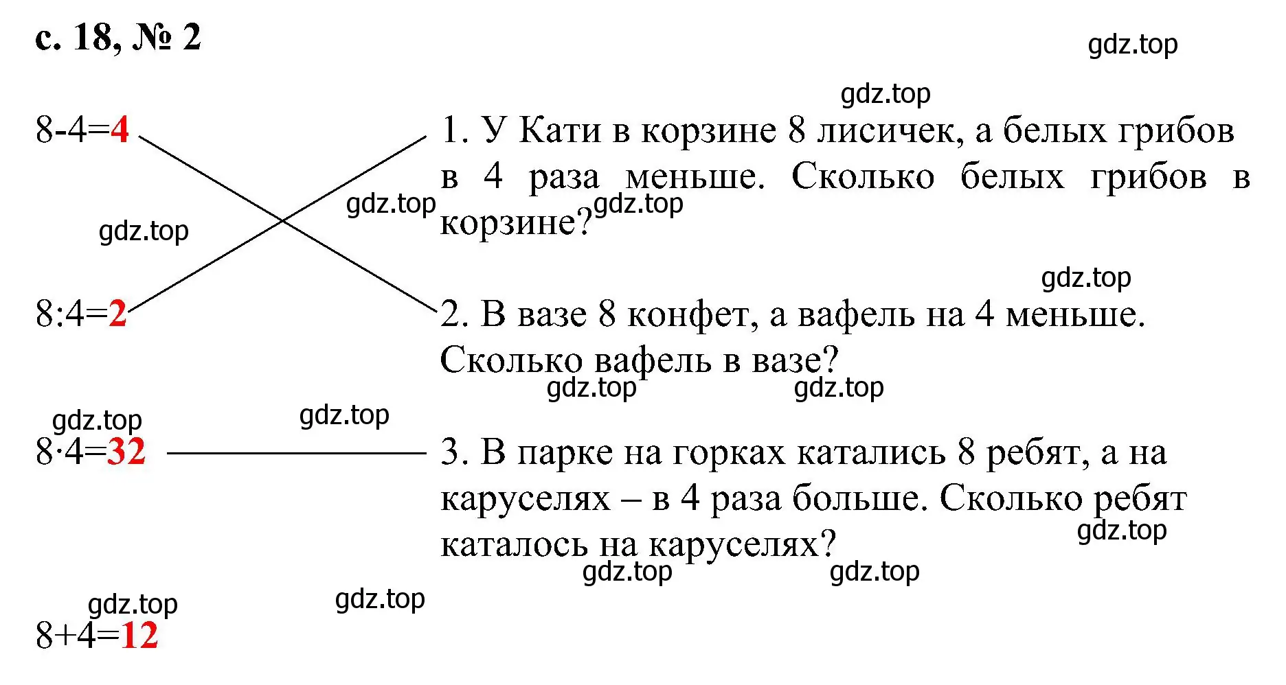 Решение номер 2 (страница 18) гдз по математике 3 класс Волкова, проверочные работы