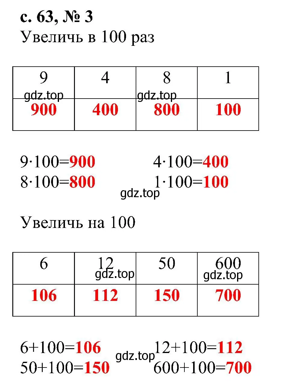 Решение номер 3 (страница 63) гдз по математике 3 класс Волкова, проверочные работы