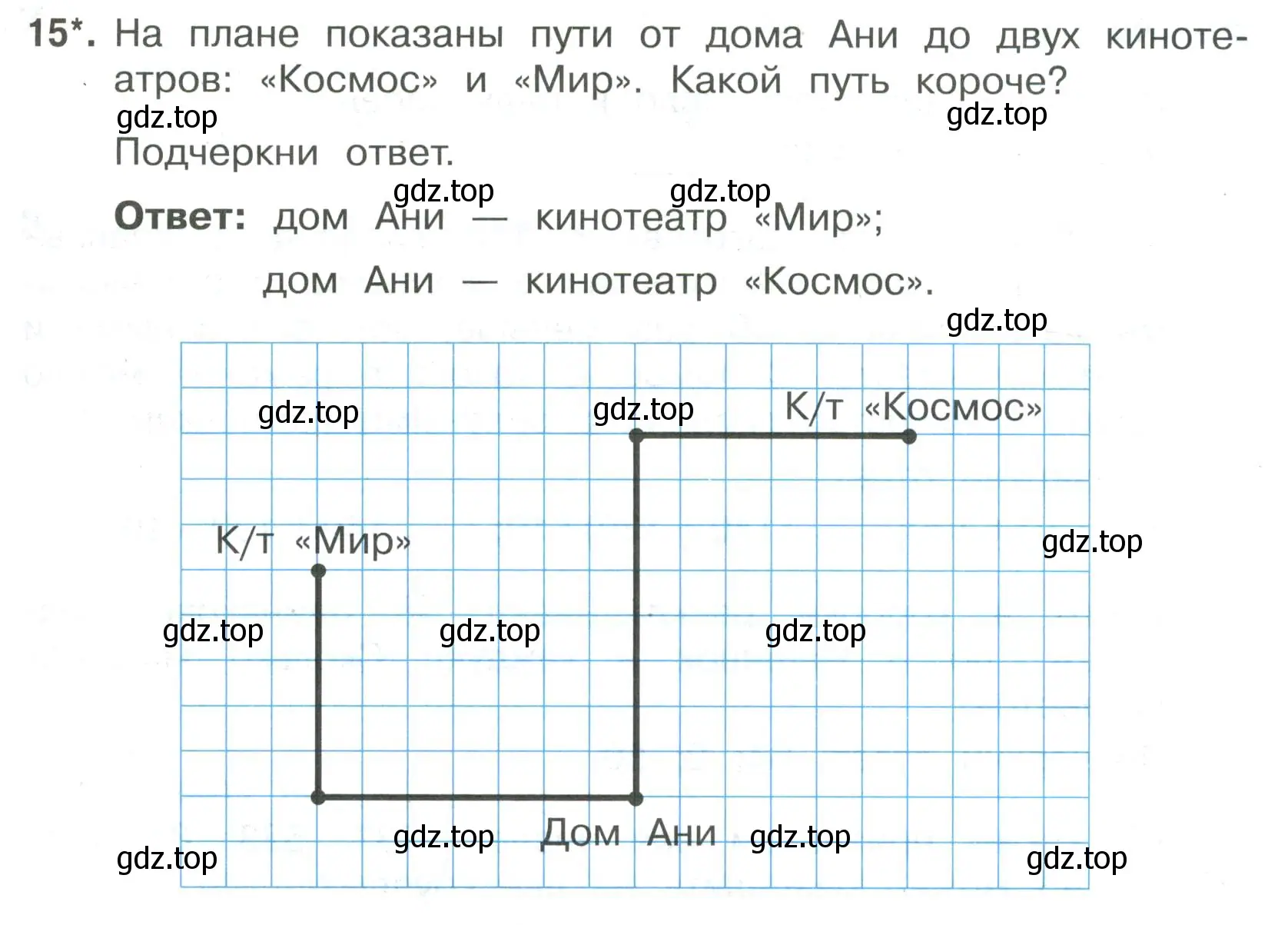 Условие номер 15 (страница 51) гдз по математике 3 класс Волкова, тетрадь учебных достижений