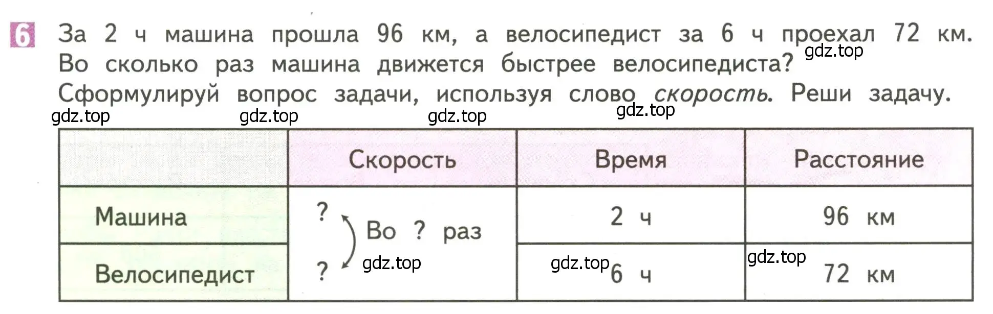 Условие номер 6 (страница 62) гдз по математике 4 класс Дорофеев, Миракова, учебник 1 часть