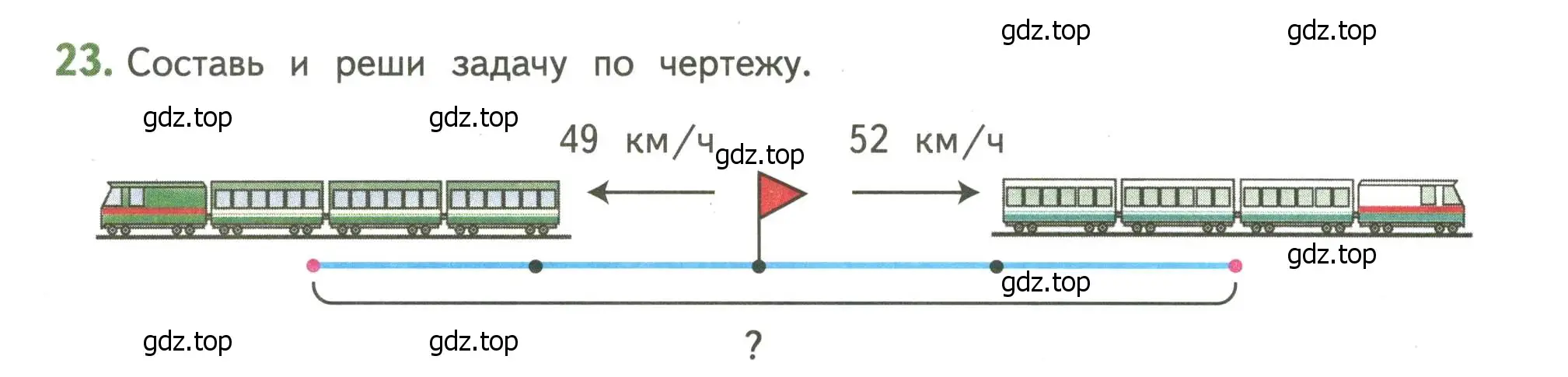 Условие номер 23 (страница 64) гдз по математике 4 класс Дорофеев, Миракова, учебник 2 часть