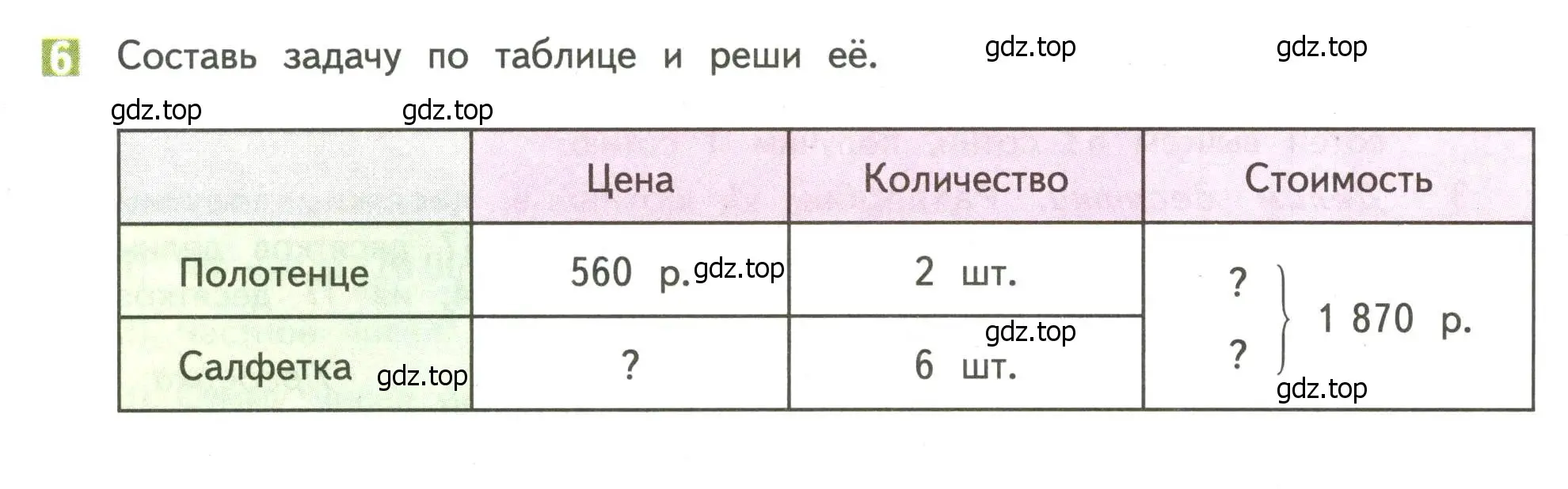 Условие номер 6 (страница 80) гдз по математике 4 класс Дорофеев, Миракова, учебник 2 часть