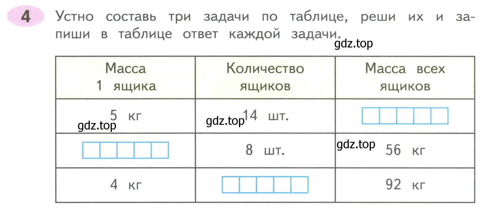 Условие номер 4 (страница 17) гдз по математике 4 класс Волкова, рабочая тетрадь 1 часть