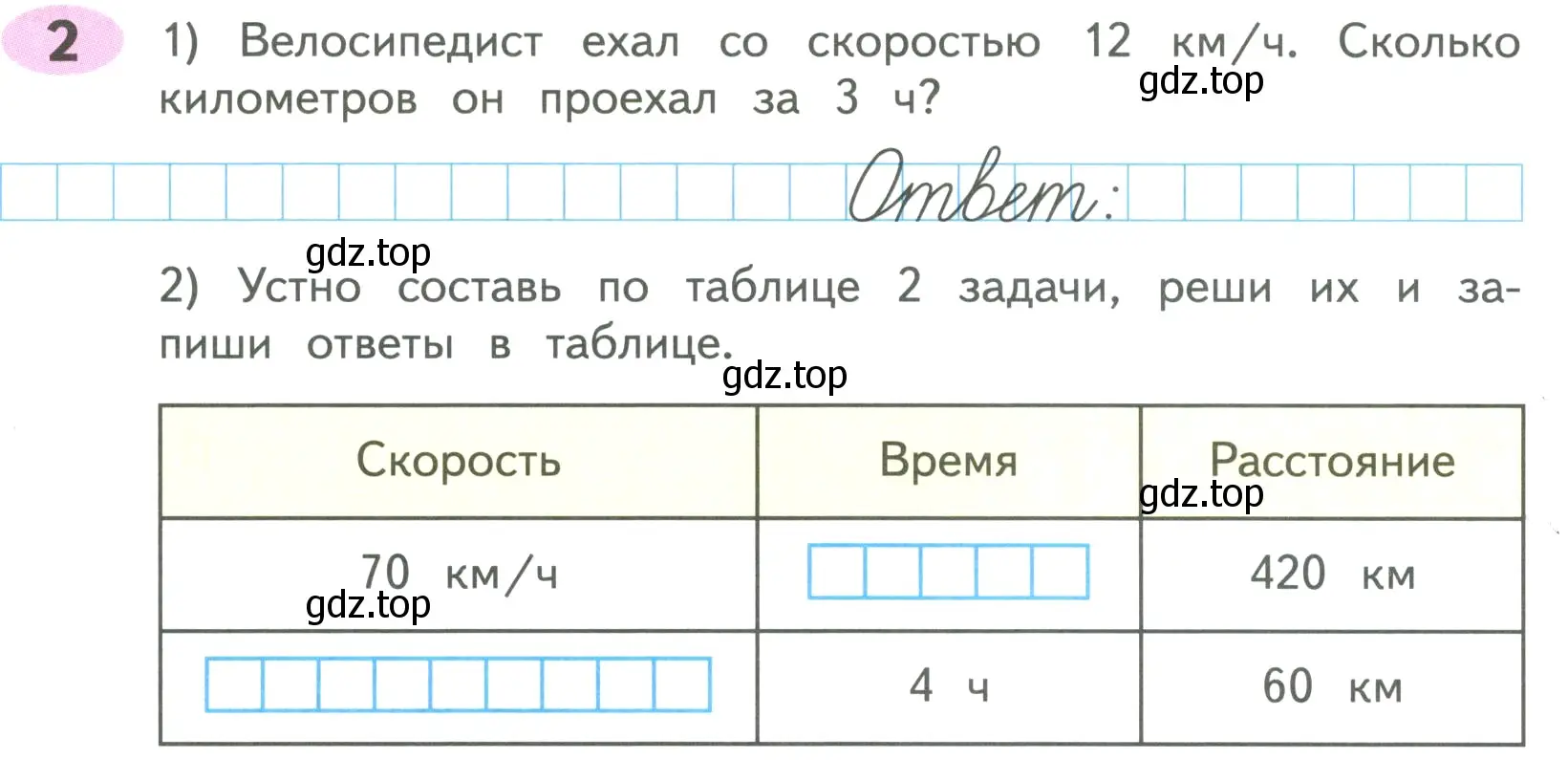 Условие номер 2 (страница 3) гдз по математике 4 класс Волкова, рабочая тетрадь 2 часть