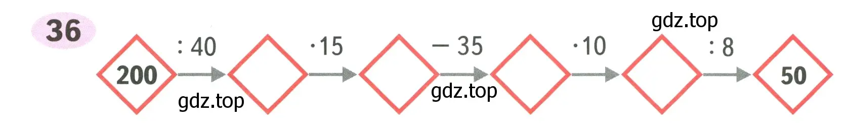 Условие номер 36 (страница 37) гдз по математике 4 класс Волкова, рабочая тетрадь 2 часть