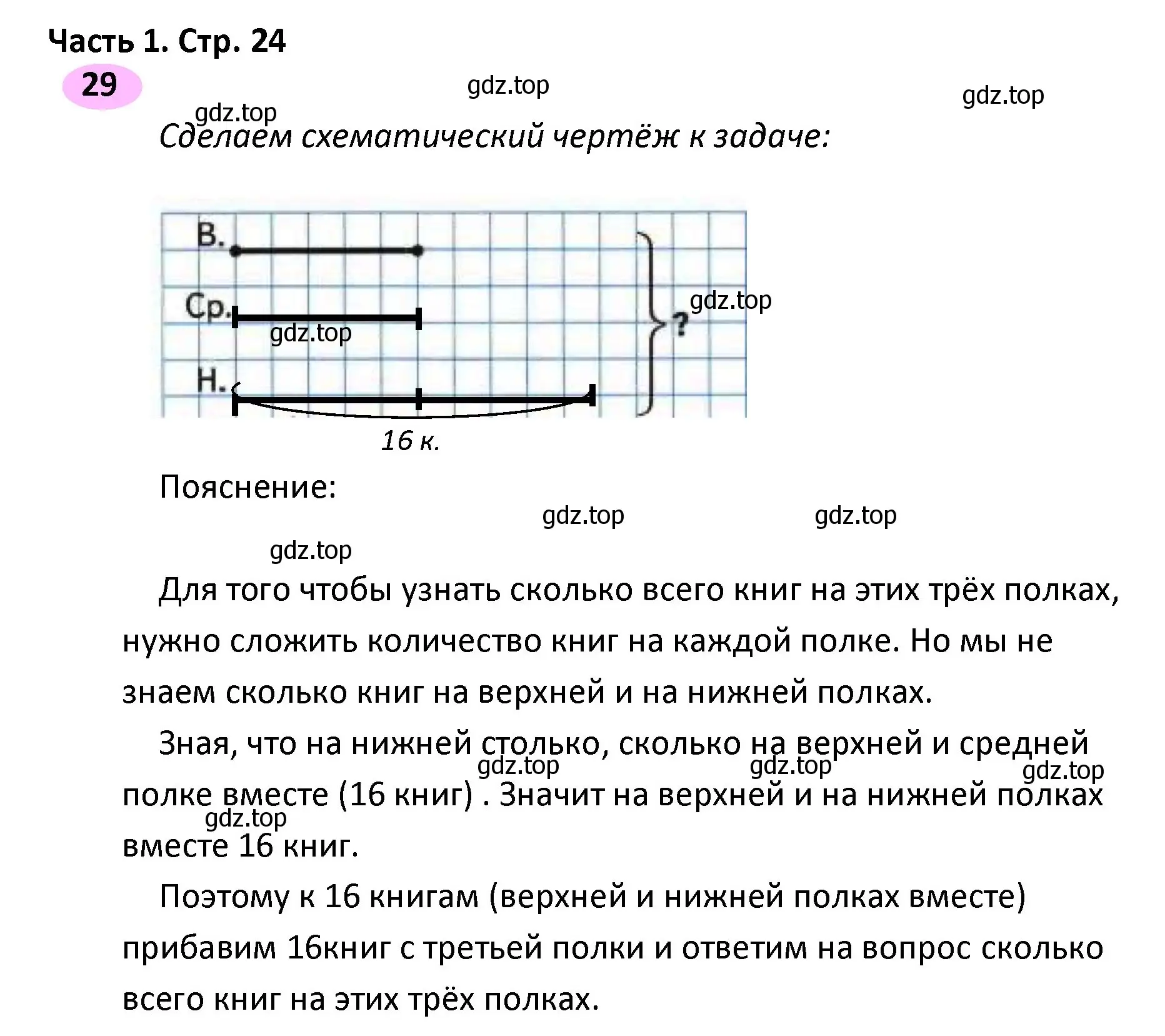 Решение номер 29 (страница 24) гдз по математике 4 класс Волкова, рабочая тетрадь 1 часть