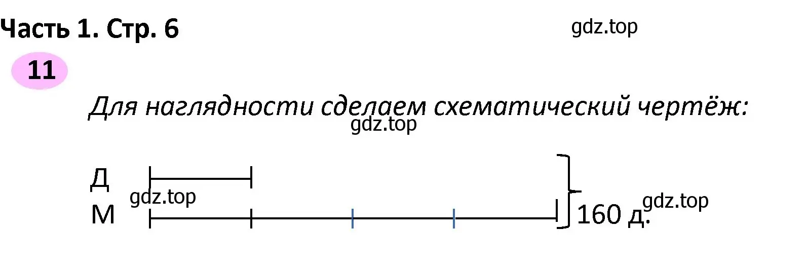 Решение номер 11 (страница 6) гдз по математике 4 класс Волкова, рабочая тетрадь 2 часть