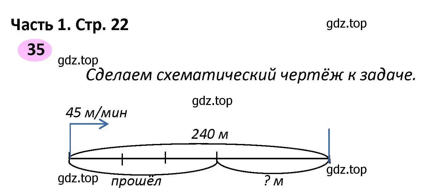 Решение номер 35 (страница 22) гдз по математике 4 класс Волкова, рабочая тетрадь 2 часть