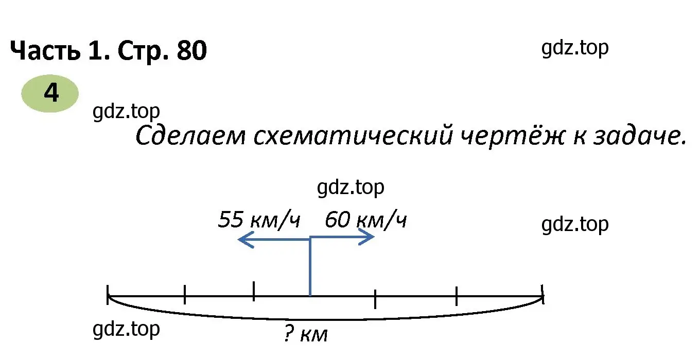 Решение номер 4 (страница 80) гдз по математике 4 класс Волкова, рабочая тетрадь 2 часть