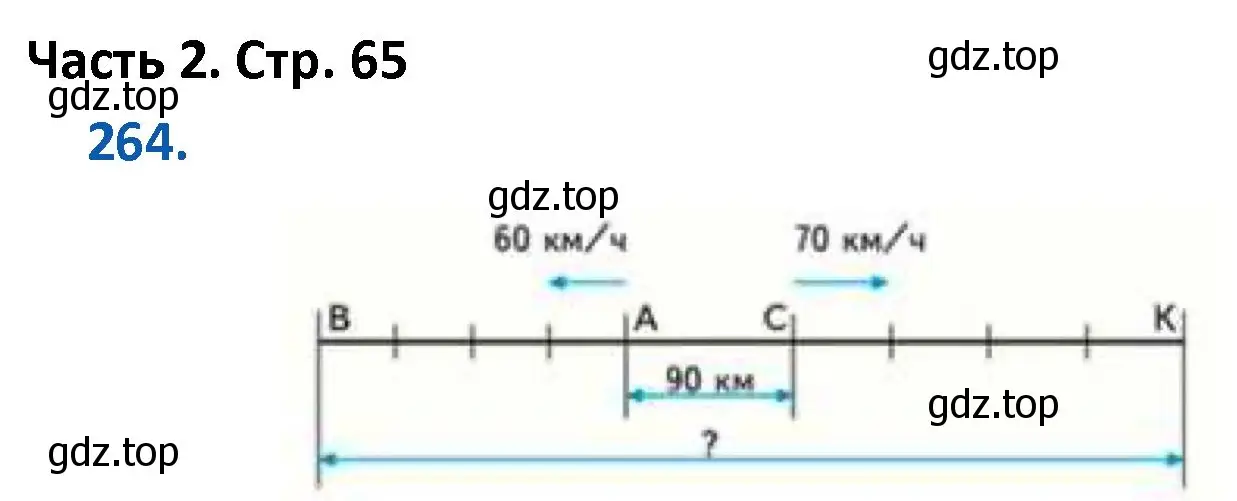 Решение номер 264 (страница 65) гдз по математике 4 класс Моро, Бантова, учебник 2 часть
