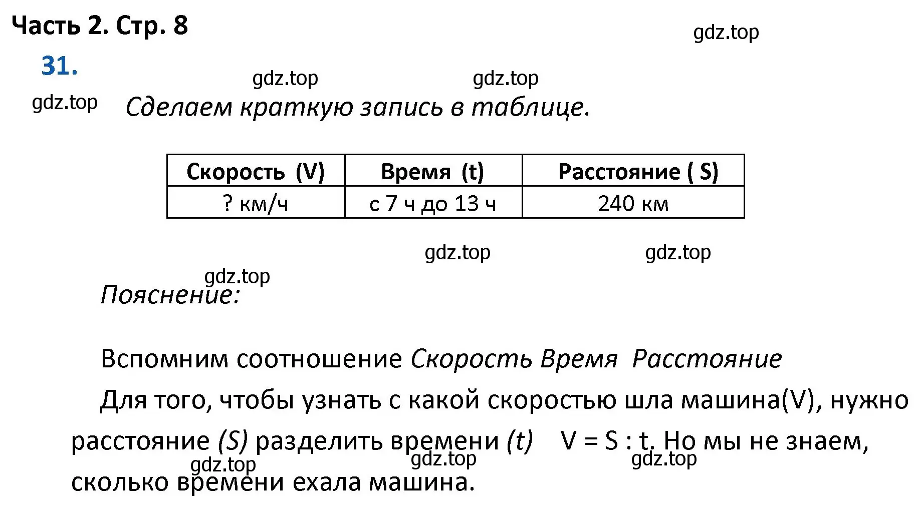 Решение номер 31 (страница 8) гдз по математике 4 класс Моро, Бантова, учебник 2 часть