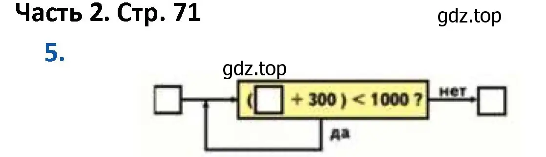 Решение номер 5 (страница 71) гдз по математике 4 класс Моро, Бантова, учебник 2 часть