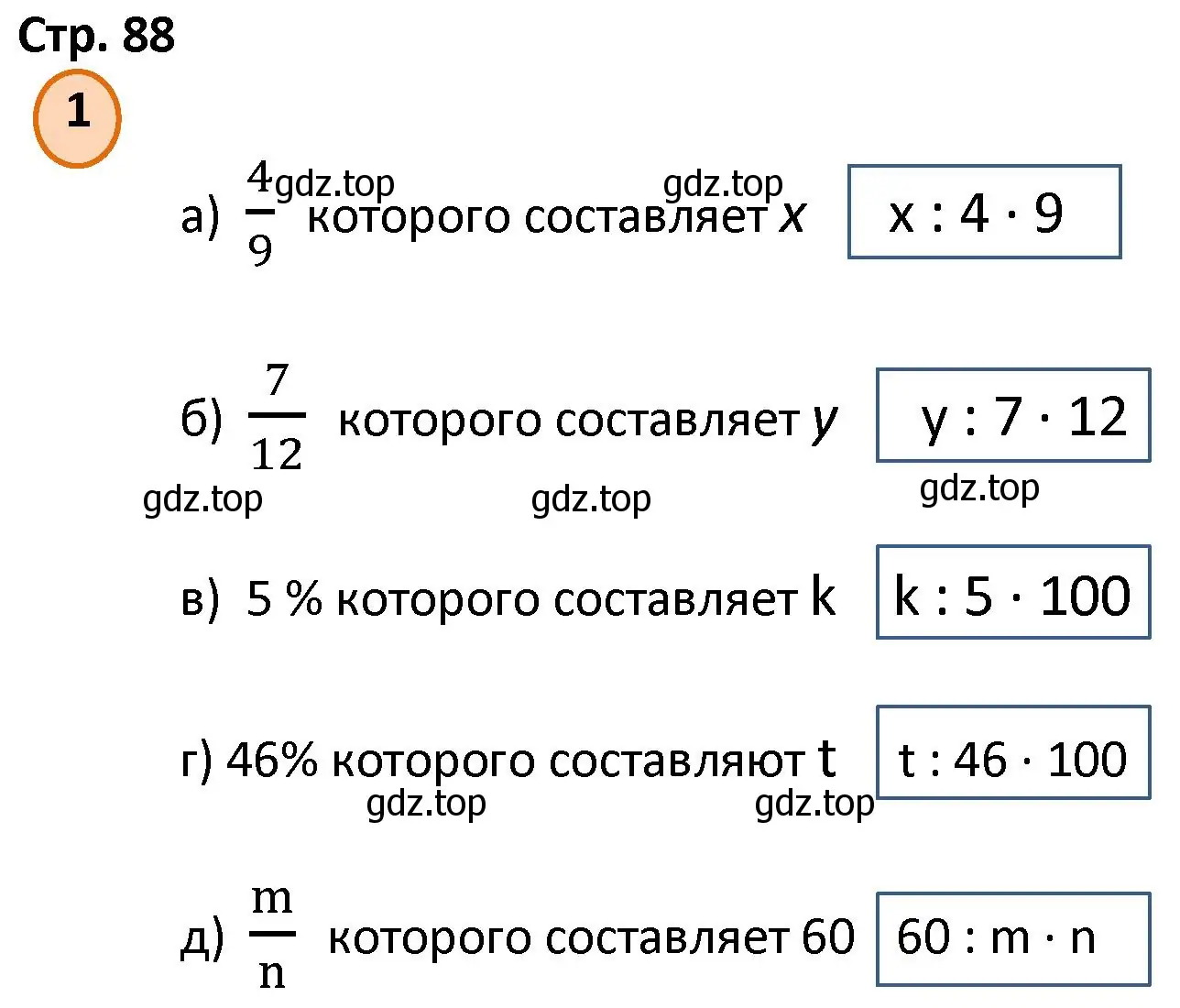 Решение номер 1 (страница 88) гдз по математике 4 класс Петерсон, учебник 1 часть