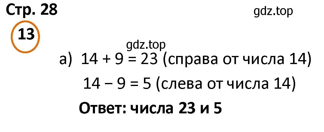 Решение номер 13 (страница 28) гдз по математике 4 класс Петерсон, учебник 2 часть