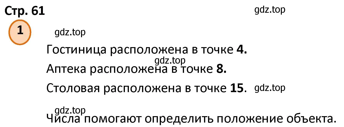 Решение номер 1 (страница 61) гдз по математике 4 класс Петерсон, учебник 2 часть