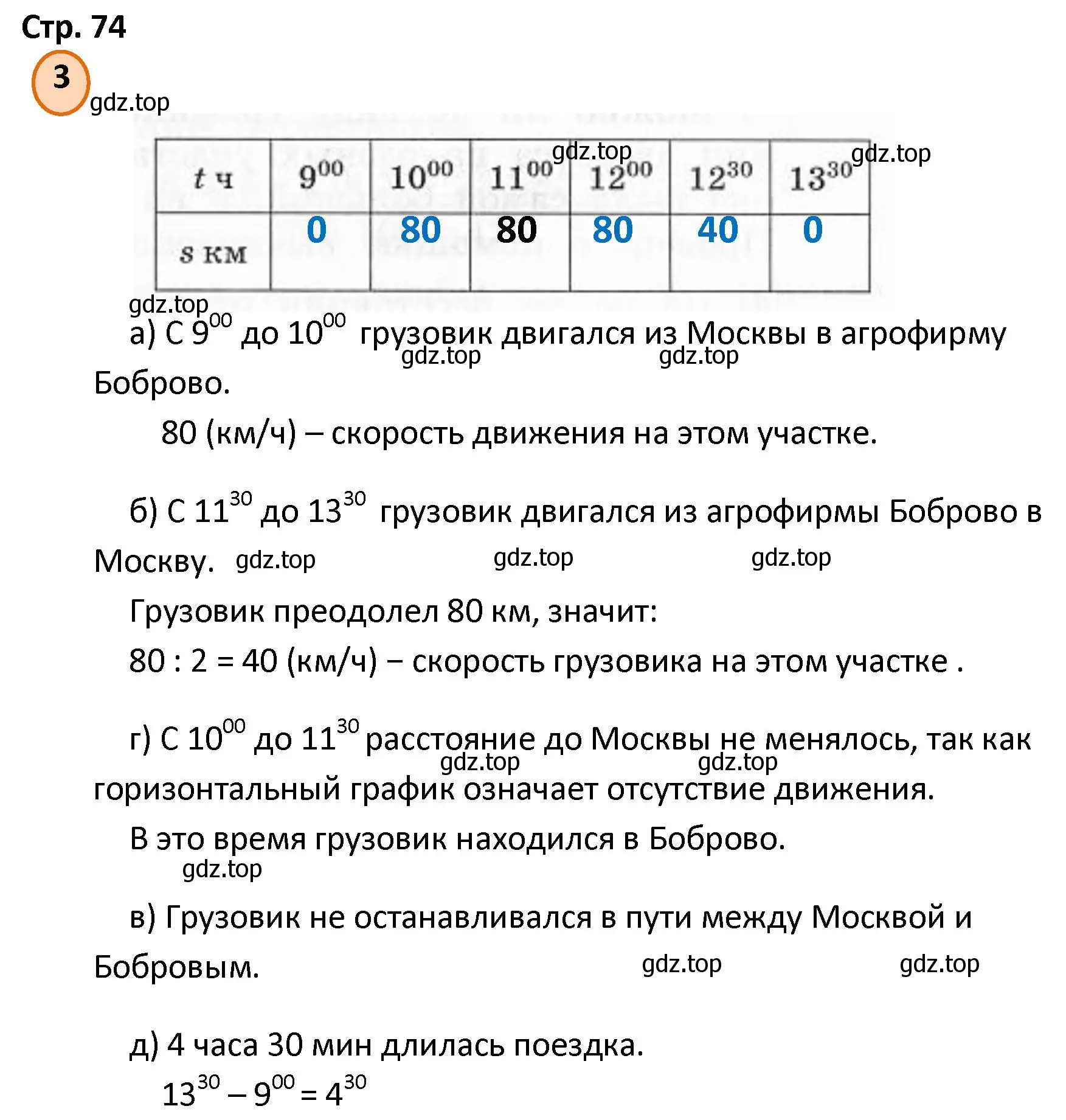 Решение номер 3 (страница 74) гдз по математике 4 класс Петерсон, учебник 3 часть