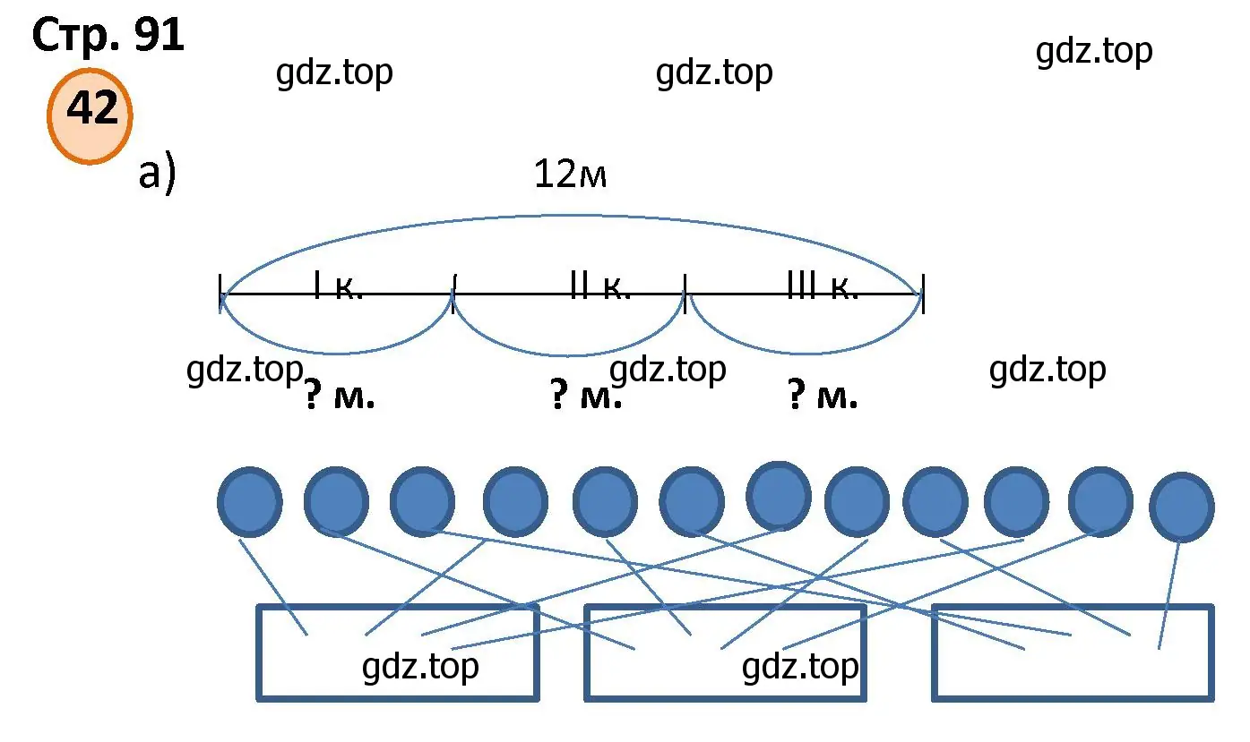 Решение номер 42 (страница 91) гдз по математике 4 класс Петерсон, учебник 3 часть