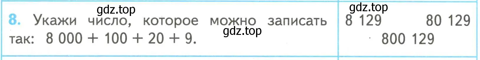 Условие номер 8 (страница 21) гдз по математике 4 класс Волкова, проверочные работы