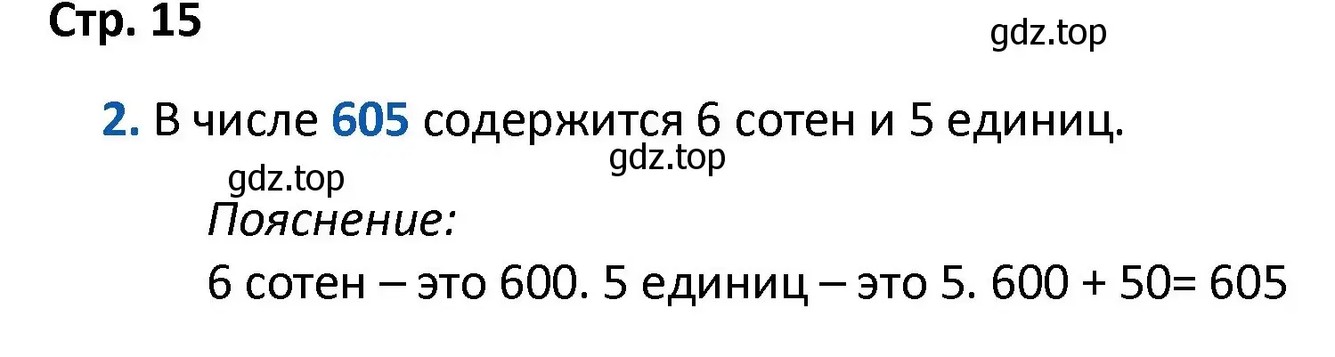 Решение номер 2 (страница 15) гдз по математике 4 класс Волкова, проверочные работы