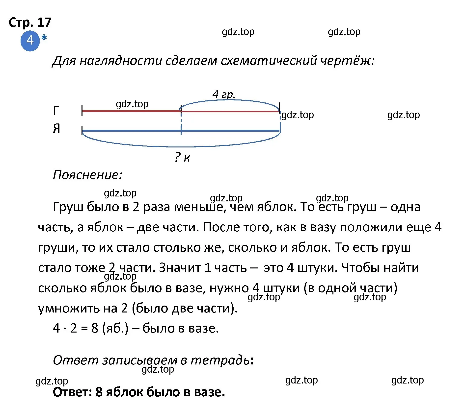 Решение номер 4 (страница 17) гдз по математике 4 класс Волкова, проверочные работы