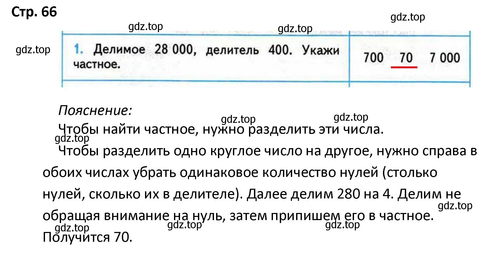 Решение номер 1 (страница 66) гдз по математике 4 класс Волкова, проверочные работы