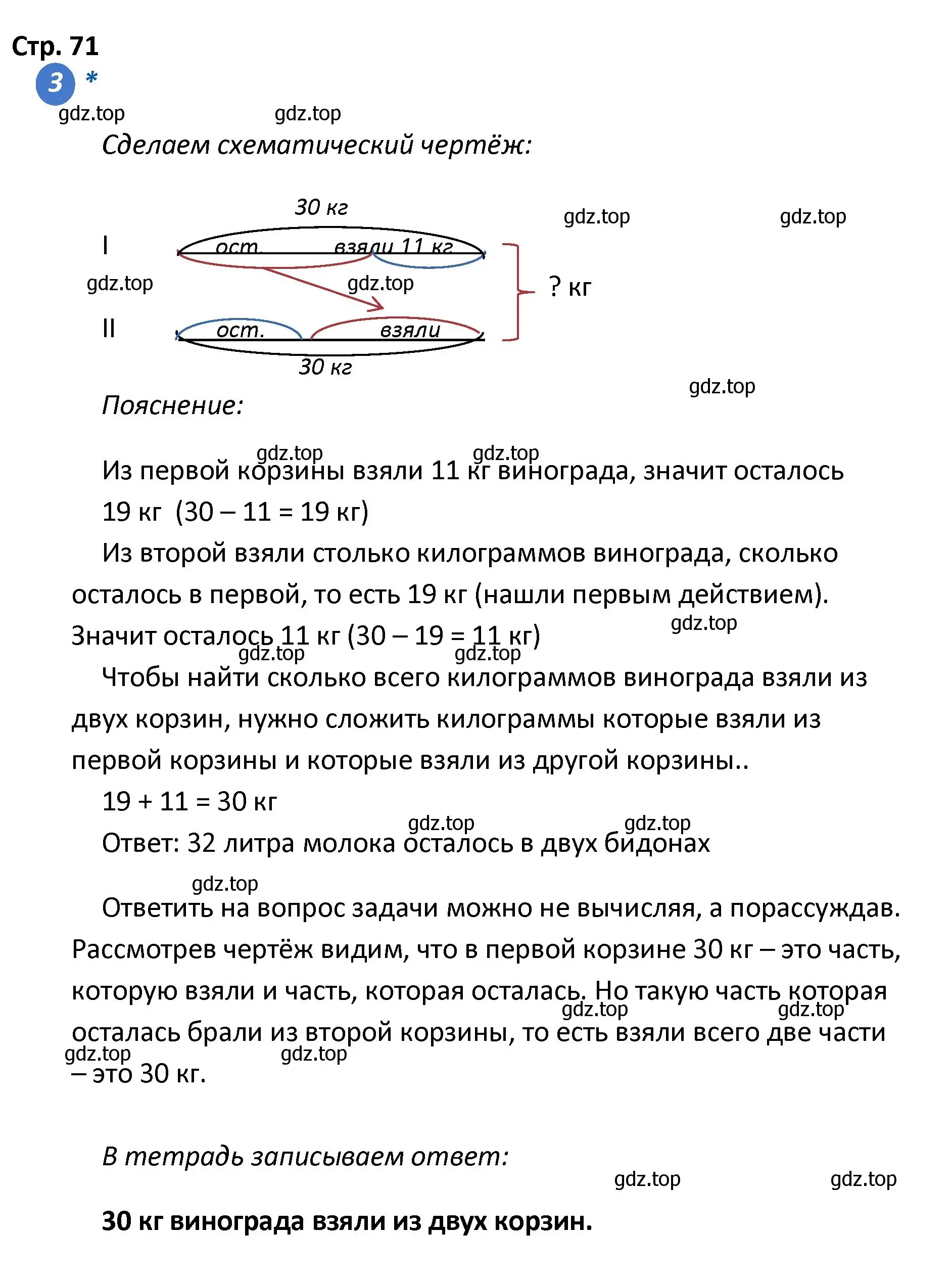 Решение номер 3 (страница 71) гдз по математике 4 класс Волкова, проверочные работы