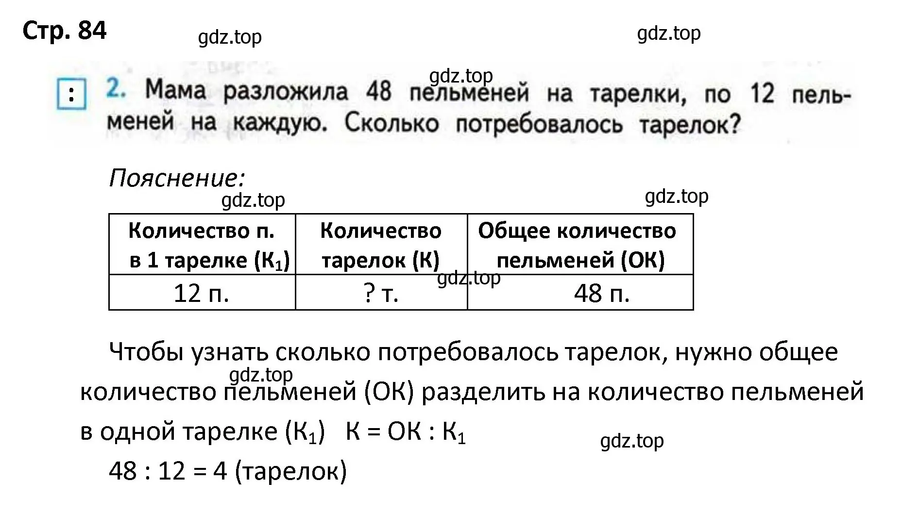 Решение номер 2 (страница 84) гдз по математике 4 класс Волкова, проверочные работы