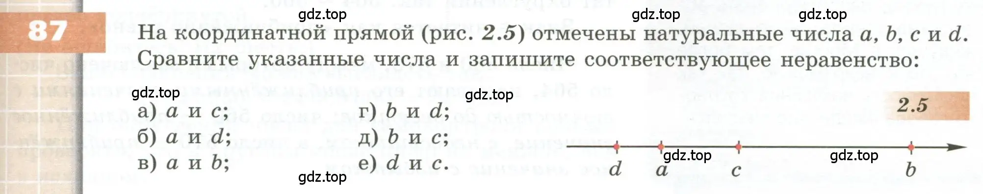 Условие номер 87 (страница 33) гдз по геометрии 5 класс Бунимович, Дорофеев, учебник