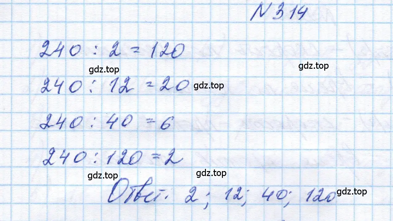 Решение номер 314 (страница 98) гдз по геометрии 5 класс Бунимович, Дорофеев, учебник