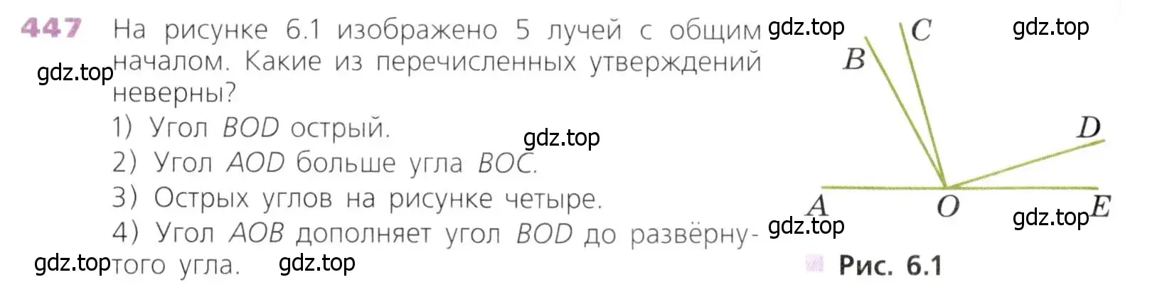 Условие номер 447 (страница 116) гдз по математике 5 класс Дорофеев, Шарыгин, учебник