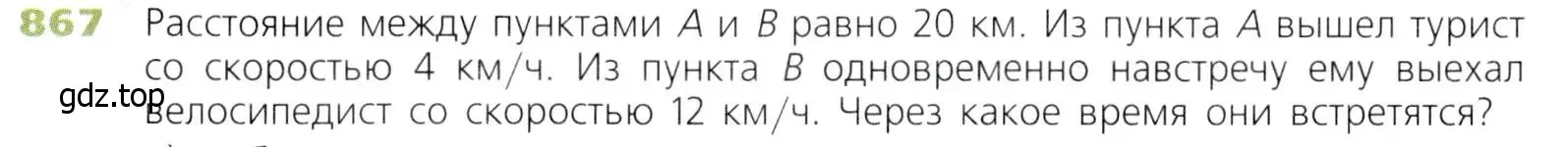 Условие номер 867 (страница 216) гдз по математике 5 класс Дорофеев, Шарыгин, учебник