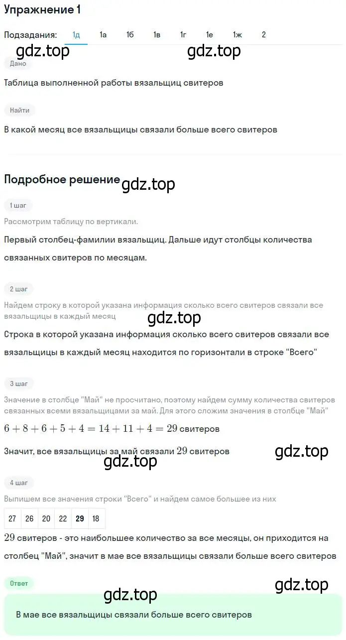 Решение номер 1 (страница 274) гдз по математике 5 класс Дорофеев, Шарыгин, учебник