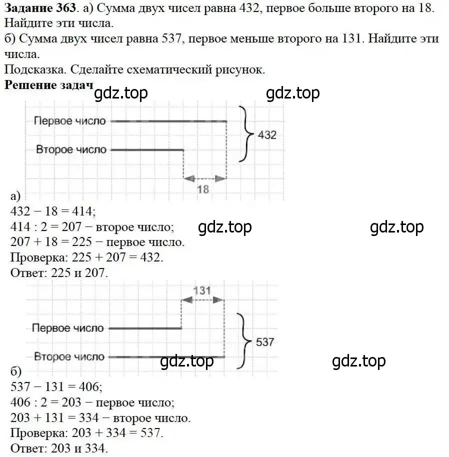 Решение 3. номер 363 (страница 95) гдз по математике 5 класс Дорофеев, Шарыгин, учебник