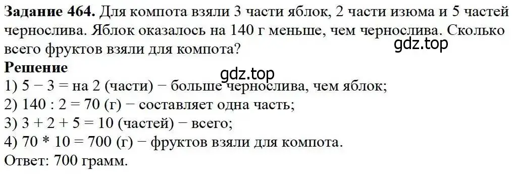 Решение 3. номер 464 (страница 120) гдз по математике 5 класс Дорофеев, Шарыгин, учебник