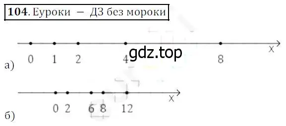 Решение 4. номер 104 (страница 35) гдз по математике 5 класс Дорофеев, Шарыгин, учебник