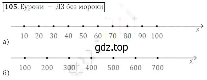 Решение 4. номер 105 (страница 35) гдз по математике 5 класс Дорофеев, Шарыгин, учебник