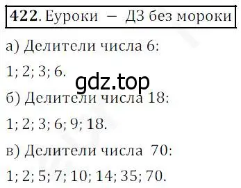 Решение 4. номер 422 (страница 113) гдз по математике 5 класс Дорофеев, Шарыгин, учебник