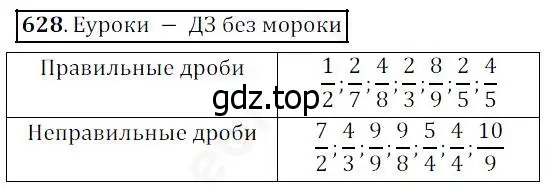 Решение 4. номер 628 (страница 165) гдз по математике 5 класс Дорофеев, Шарыгин, учебник