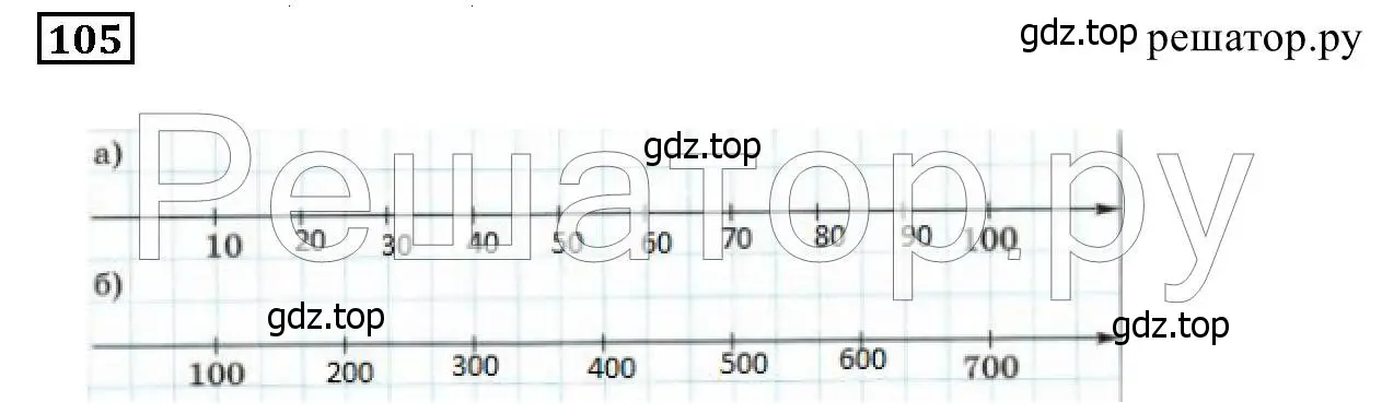 Решение 6. номер 105 (страница 35) гдз по математике 5 класс Дорофеев, Шарыгин, учебник
