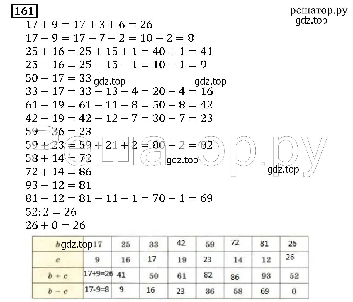 Решение 6. номер 161 (страница 51) гдз по математике 5 класс Дорофеев, Шарыгин, учебник