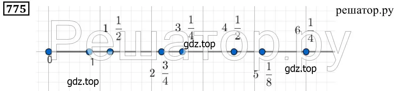 Решение 6. номер 775 (страница 199) гдз по математике 5 класс Дорофеев, Шарыгин, учебник