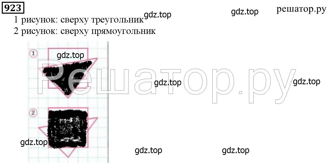 Решение 6. номер 923 (страница 235) гдз по математике 5 класс Дорофеев, Шарыгин, учебник