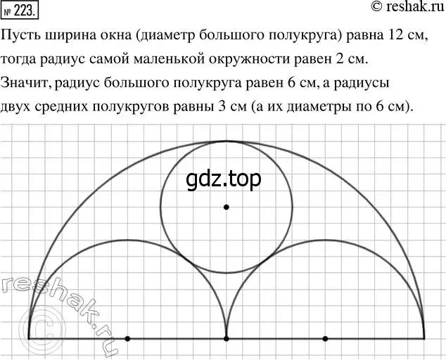 Решение 7. номер 223 (страница 60) гдз по математике 5 класс Дорофеев, Шарыгин, учебник