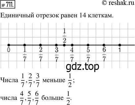 Решение 7. номер 711 (страница 183) гдз по математике 5 класс Дорофеев, Шарыгин, учебник