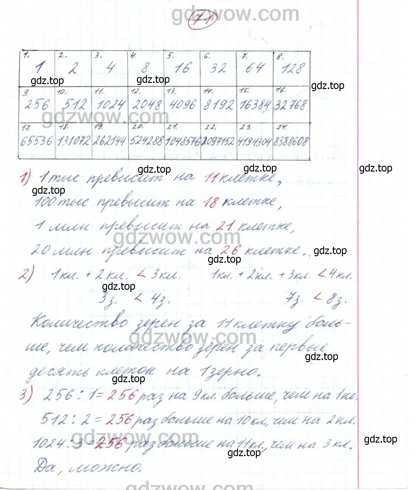 Решение 9. номер 71 (страница 27) гдз по математике 5 класс Дорофеев, Шарыгин, учебник