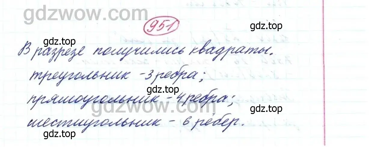 Решение 9. номер 951 (страница 242) гдз по математике 5 класс Дорофеев, Шарыгин, учебник