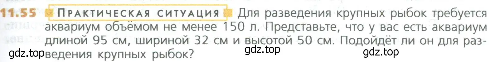 Условие номер 55 (страница 263) гдз по математике 5 класс Дорофеев, Шарыгин, учебное пособие