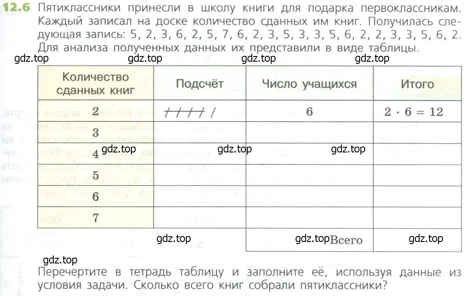 Условие номер 6 (страница 275) гдз по математике 5 класс Дорофеев, Шарыгин, учебное пособие