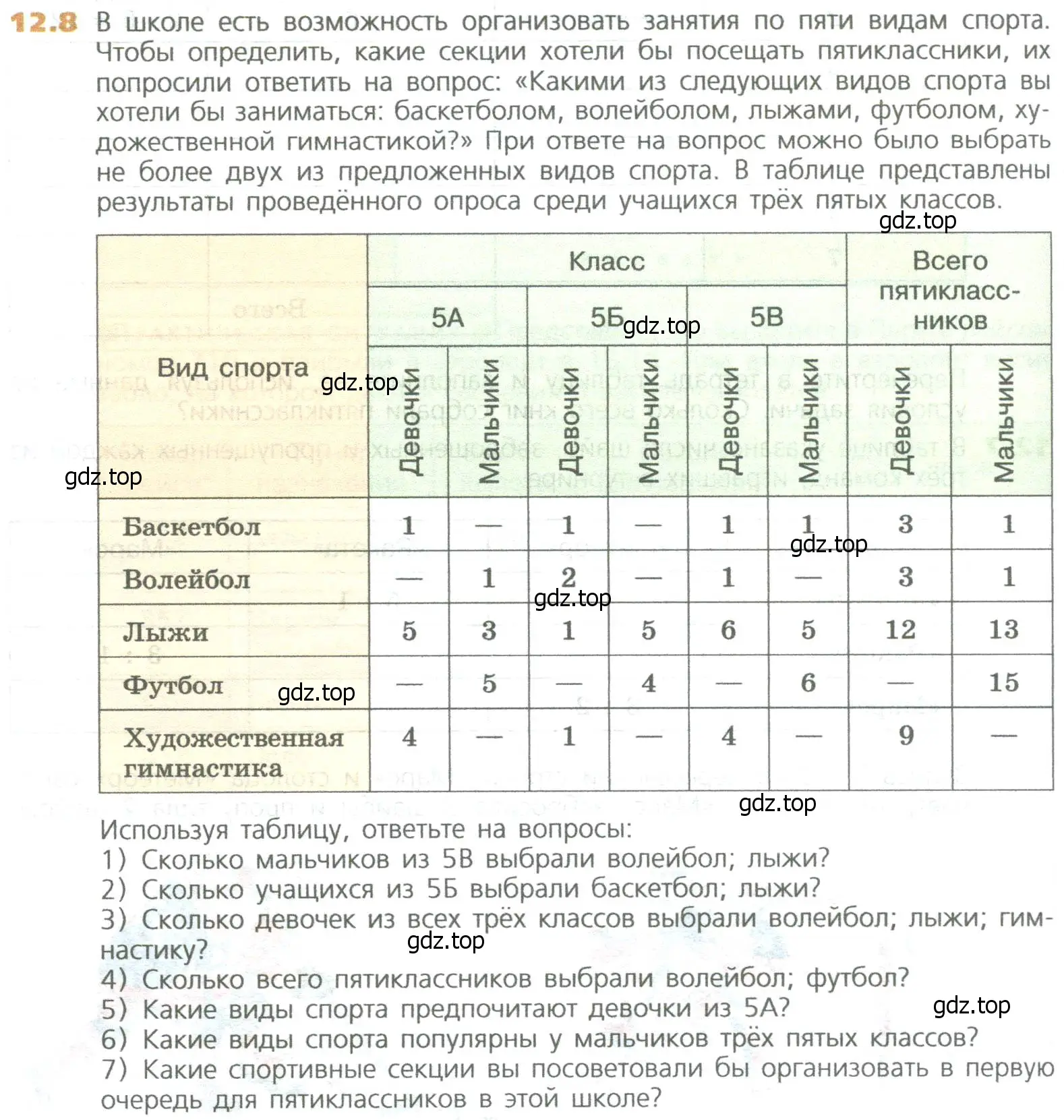 Условие номер 8 (страница 276) гдз по математике 5 класс Дорофеев, Шарыгин, учебное пособие