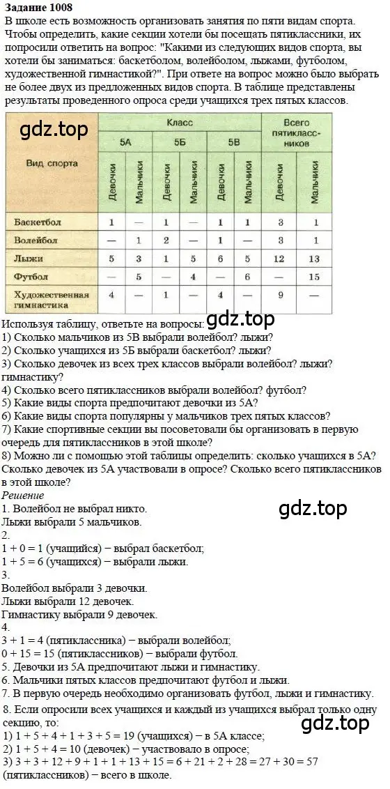 Решение 4. номер 8 (страница 276) гдз по математике 5 класс Дорофеев, Шарыгин, учебное пособие